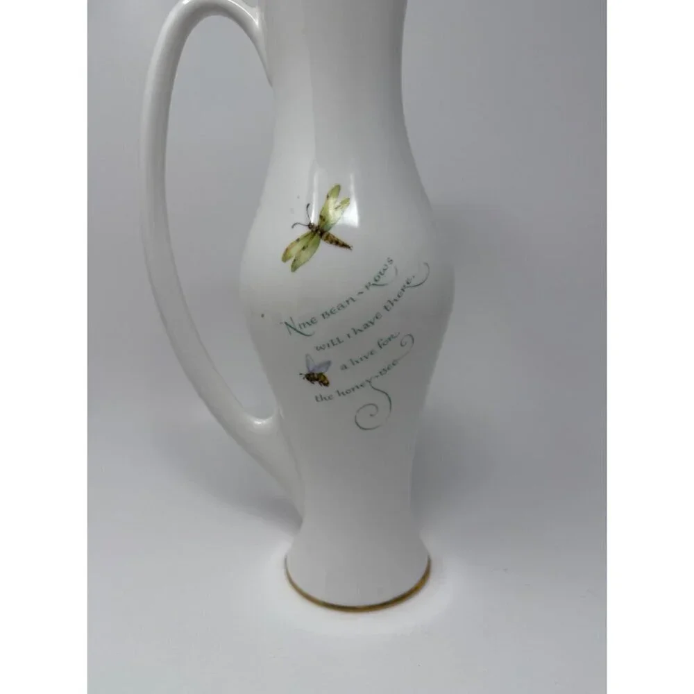 BRENDA WALTON'S Innisfree Royal Tara Vase/Pitcher Fine Bone Made in Ireland